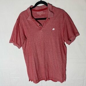 Banana Republic Factory Red Short Sleeve Polo Shirt M